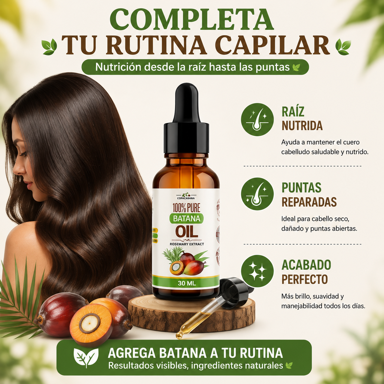Aceite Batana Crecimiento Cabello 30 ml
