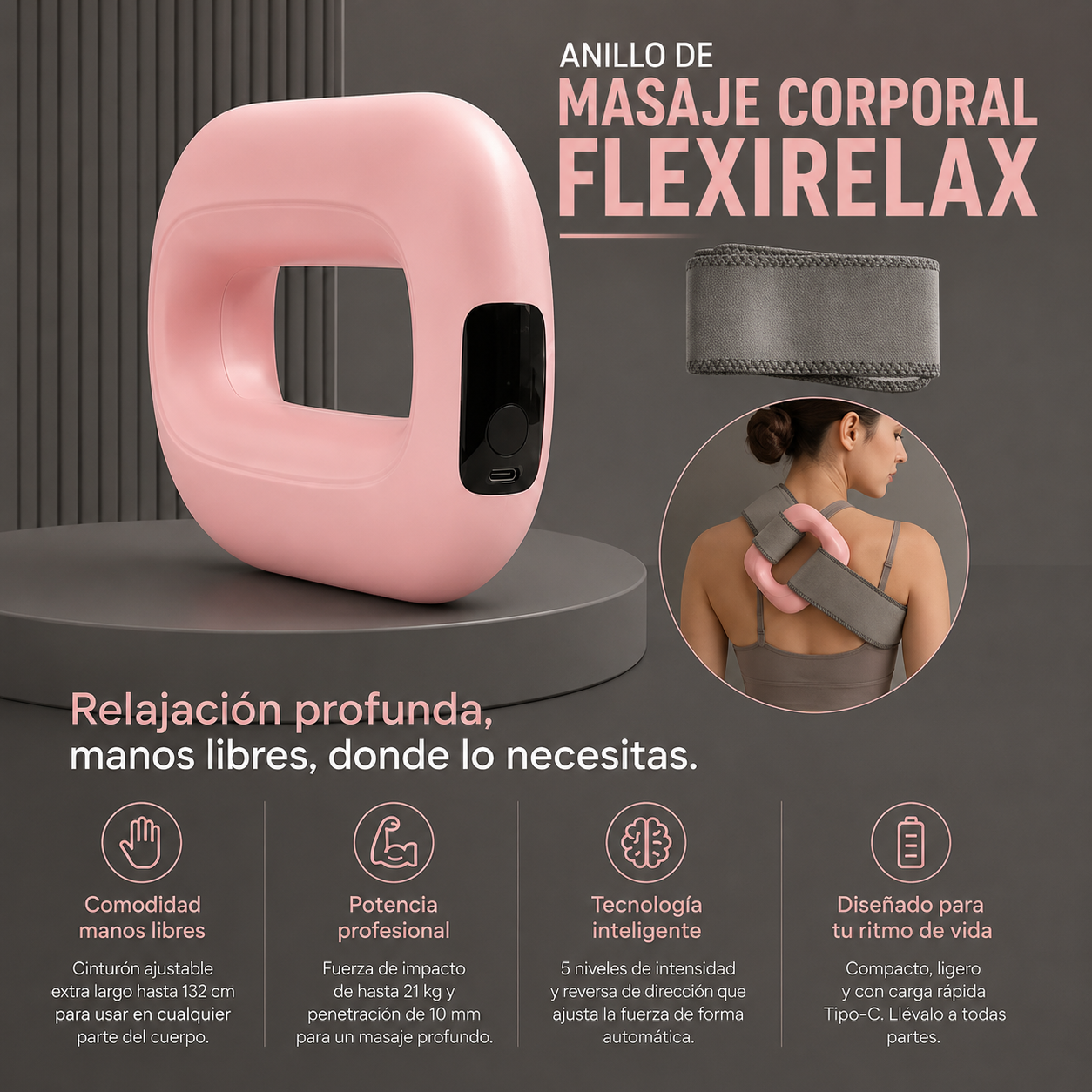 FlexiRelax -  Anillo Masaje Corporal