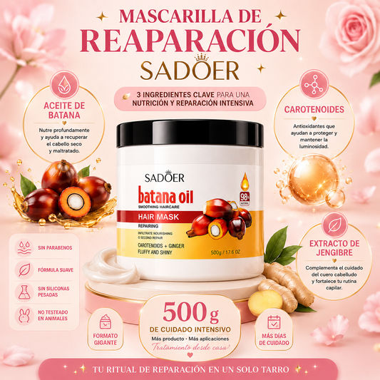 Mascarilla Cabello Reparación Batana
