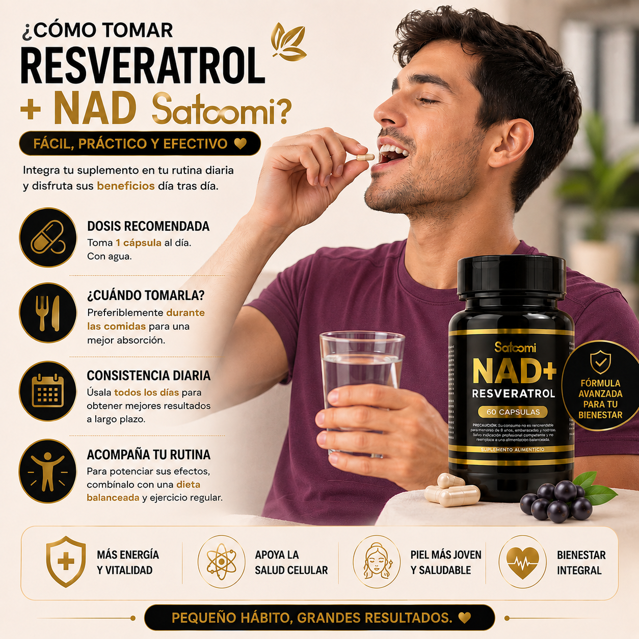 Resveratol Nad Satoomi X60 Cap