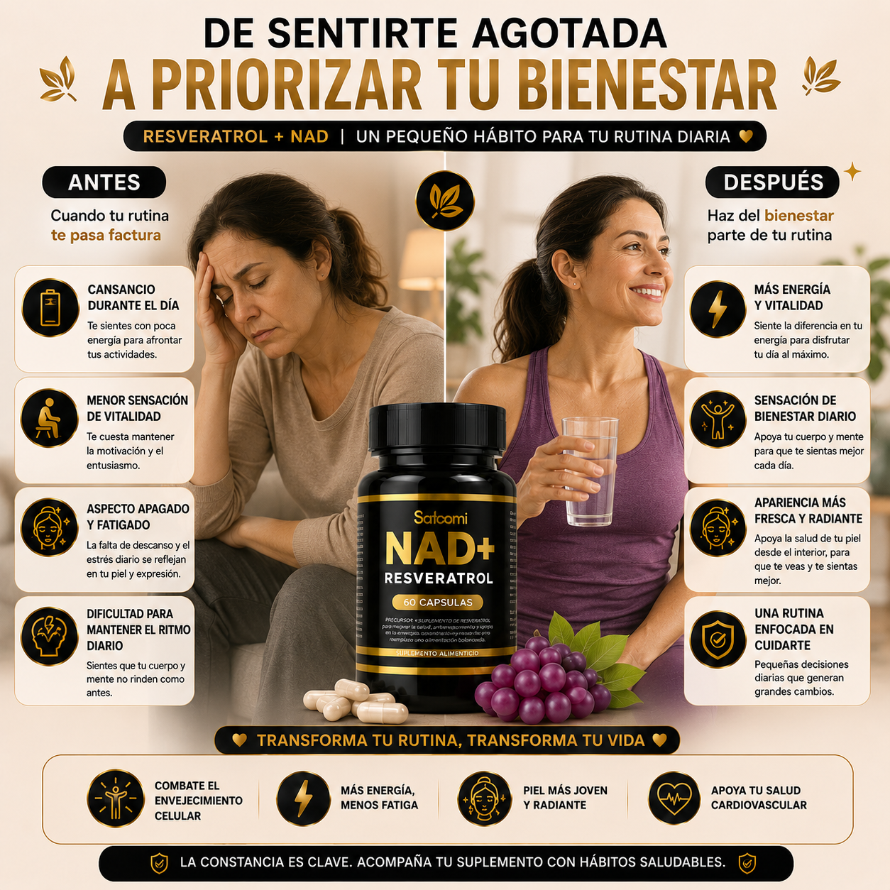 Resveratol Nad Satoomi X60 Cap