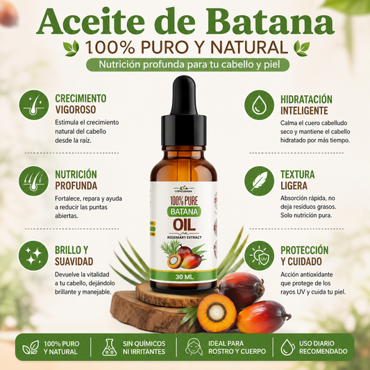 Aceite Batana Crecimiento Cabello 30 ml