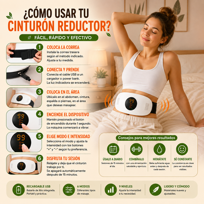 Cinturón Masajeador Reductor
