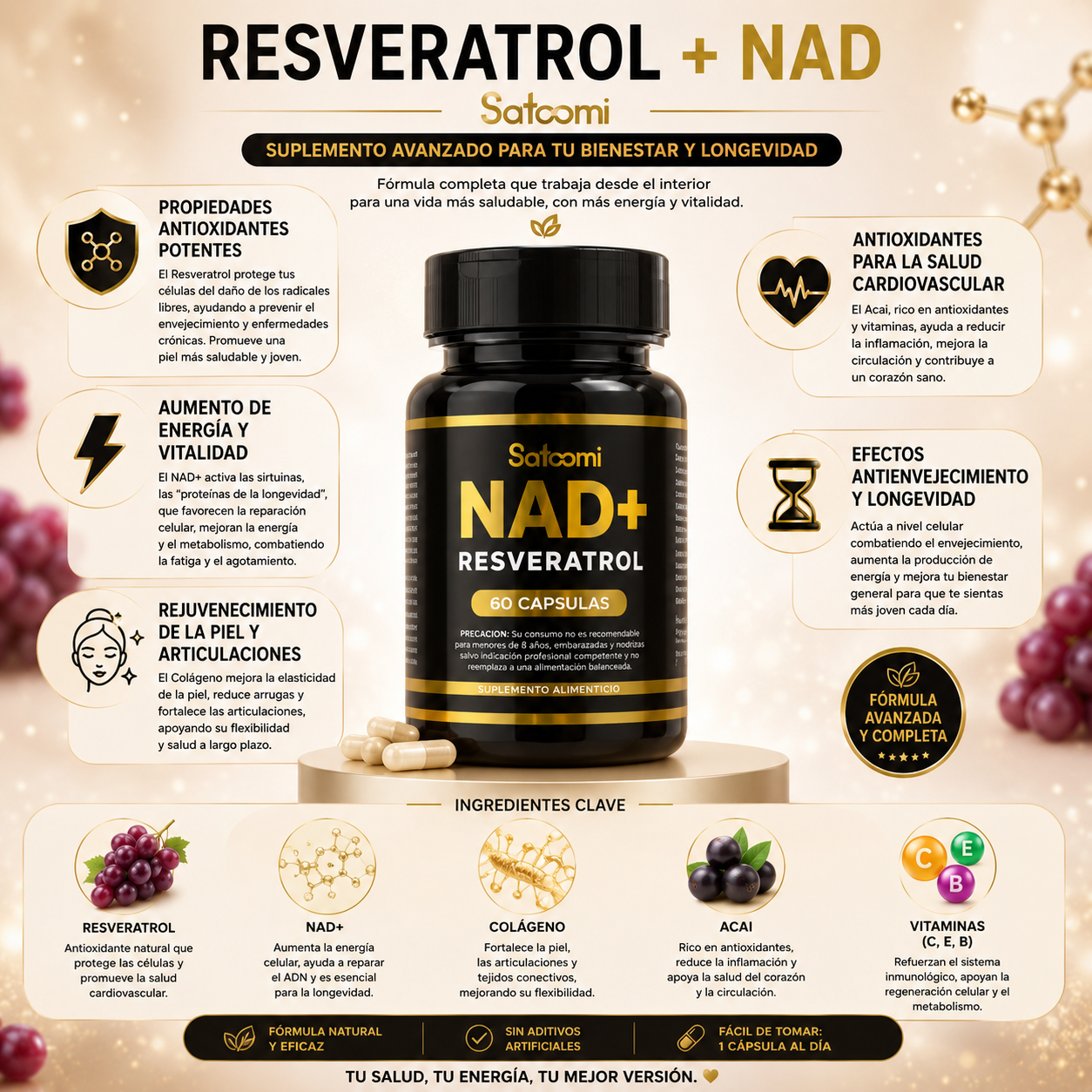 Resveratol Nad Satoomi X60 Cap