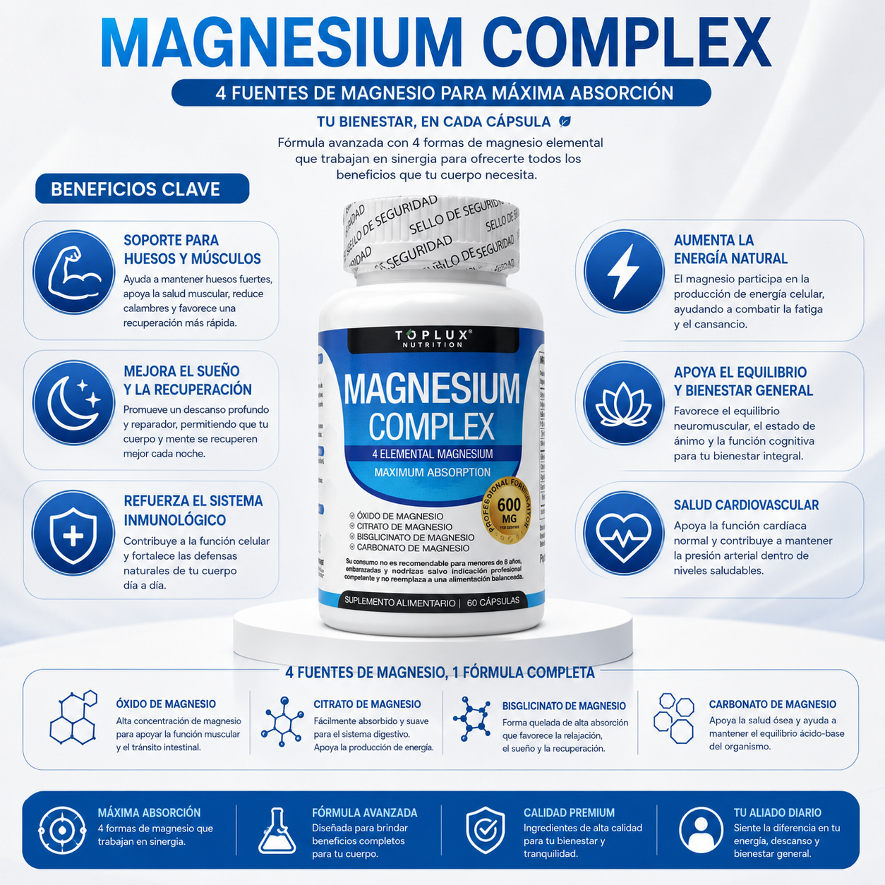 Magnesio Complex 600Mg