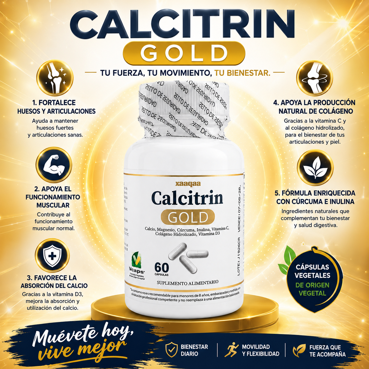 Calcitrin Gold